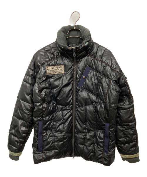 AVIREX（アヴィレックス）AVIREX (アヴィレックス) ダウンジャケット ブラック サイズ:Lの古着・服飾アイテム