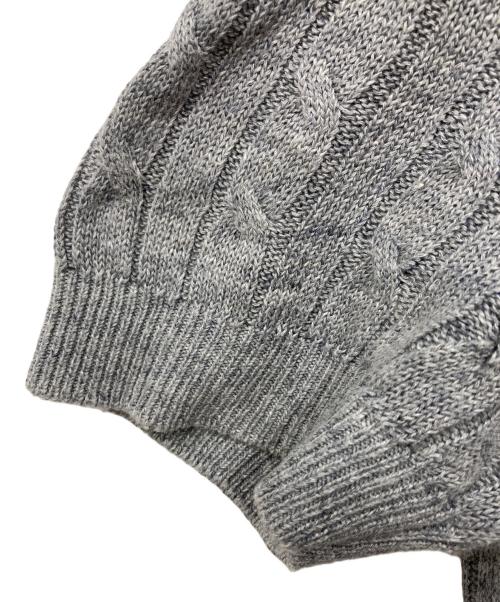 BRUNELLO CUCINELLI（ブルネロクチネリ）BRUNELLO CUCINELLI (ブルネロクチネリ) 半袖ニット グレー サイズ:46の古着・服飾アイテム