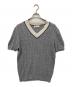 BRUNELLO CUCINELLI（ブルネロクチネリ）の古着「半袖ニット」｜グレー