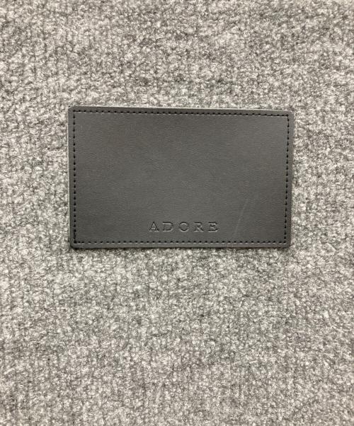 ADORE（アドーア）ADORE (アドーア) Super160パイルニット グレー サイズ:38の古着・服飾アイテム