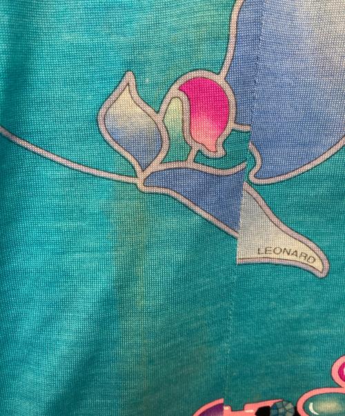LEONARD（レオナール）LEONARD (レオナール) 総柄シャツ ネイビー サイズ:Mの古着・服飾アイテム