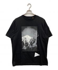 MONCLER GENIUS×and wander（モンクレール ジーニアス×アンドワンダー）の古着「Tシャツ」｜ブラック