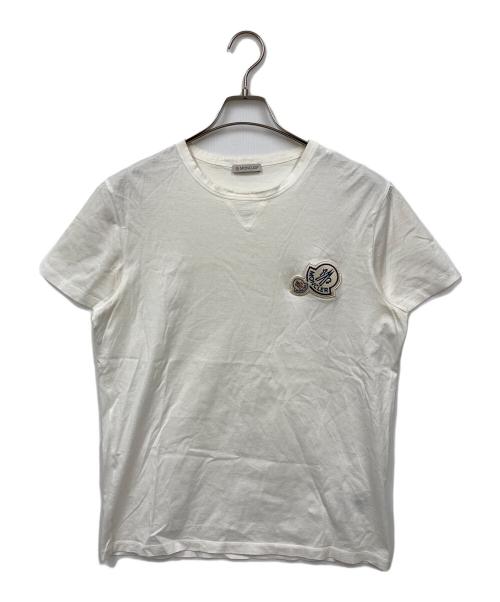 MONCLER（モンクレール）MONCLER (モンクレール) Tシャツ ホワイト サイズ:Lの古着・服飾アイテム