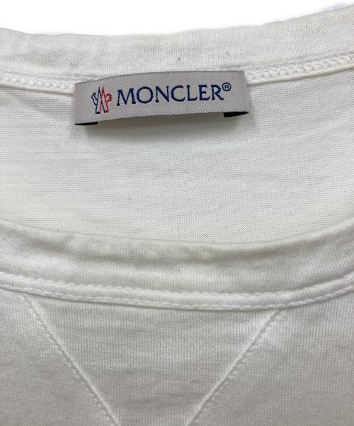 MONCLER（モンクレール）MONCLER (モンクレール) Tシャツ ホワイト サイズ:Lの古着・服飾アイテム