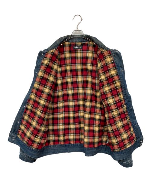 pellepelle（ペレペレ）pellepelle (ペレペレ) ワッペン デニムジャケット インディゴ サイズ:XXLの古着・服飾アイテム