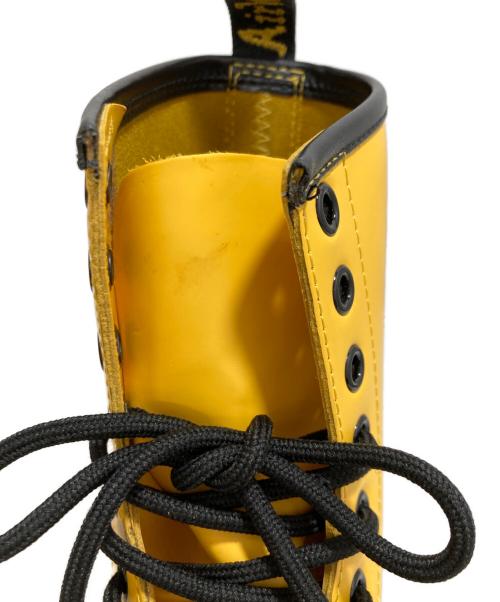 Dr.Martens（ドクターマーチン）Dr.Martens (ドクターマーチン) 8ホールブーツ イエロー サイズ:37の古着・服飾アイテム