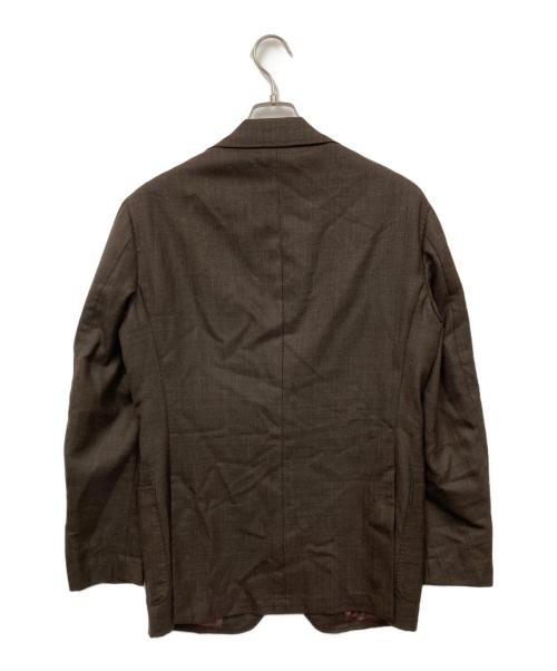 RING JACKET（リングジャケット）RING JACKET (リングジャケット) テーラードジャケット ブラウン サイズ:48の古着・服飾アイテム