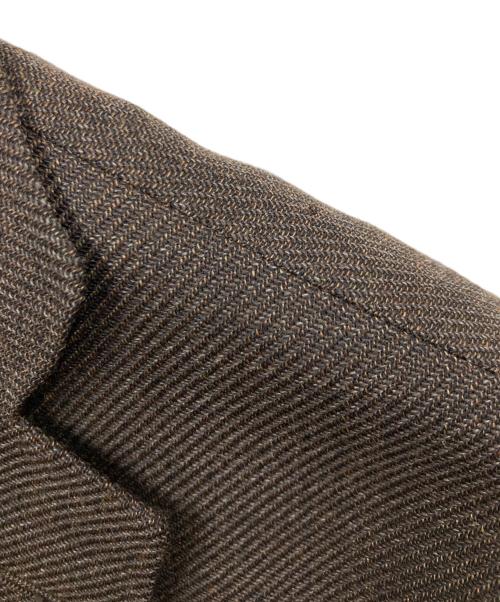 RING JACKET（リングジャケット）RING JACKET (リングジャケット) テーラードジャケット ブラウン サイズ:48の古着・服飾アイテム