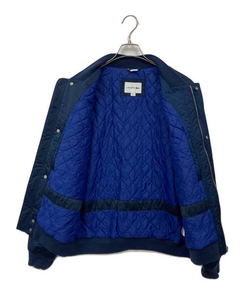 LACOSTE（ラコステ）LACOSTE (ラコステ) リブキルティングボンバージャケット ネイビー サイズ:Sの古着・服飾アイテム