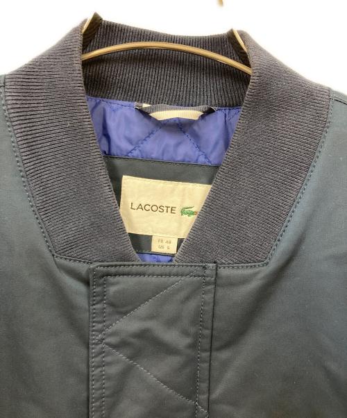 LACOSTE（ラコステ）LACOSTE (ラコステ) リブキルティングボンバージャケット ネイビー サイズ:Sの古着・服飾アイテム