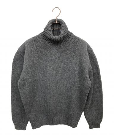 PRADA プラダ ニット・セーター L グレー 【古着】【中古】【送料無料】 PRADA - PRADA プラダ ニット・セーター L グレー 【古着】【中古