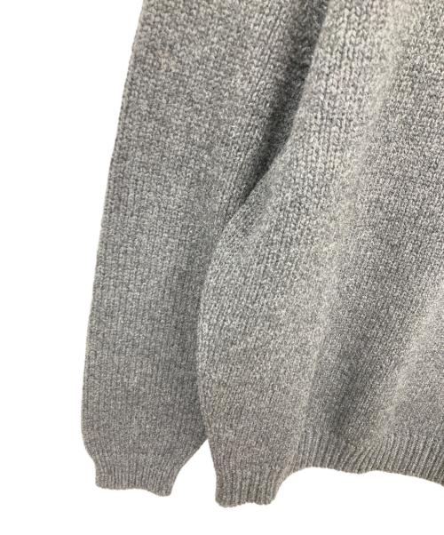 PRADA（プラダ）PRADA (プラダ) ハイネック ゲージ ニット グレー サイズ:50の古着・服飾アイテム