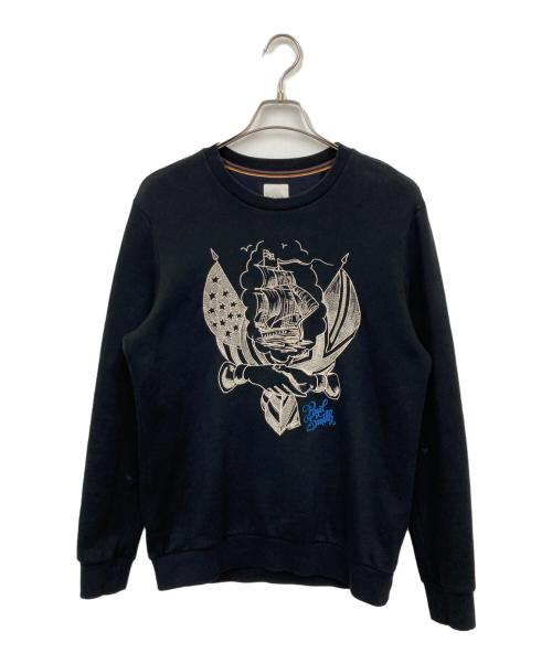 PAUL SMITH（ポールスミス）Paul Smith (ポールスミス) スウェット ブラック サイズ:MEDIUMの古着・服飾アイテム