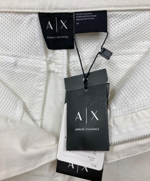 ARMANI EXCHANGE（アルマーニ エクスチェンジ）ARMANI EXCHANGE (アルマーニ エクスチェンジ) パンツ ホワイト サイズ:W31 未使用品の古着・服飾アイテム