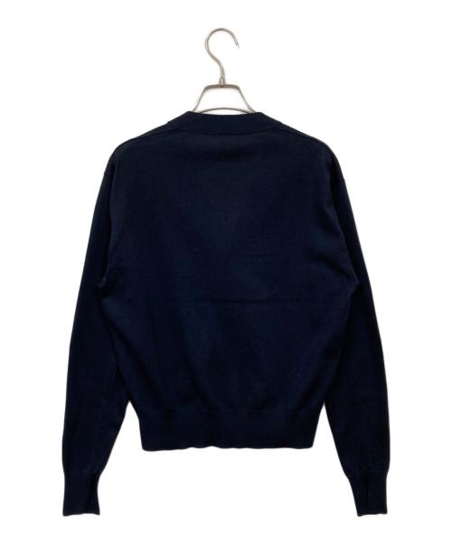BLAMINK（ブラミンク）BLAMINK (ブラミンク) コットン14G Vネックカーディガン ネイビー サイズ:36の古着・服飾アイテム