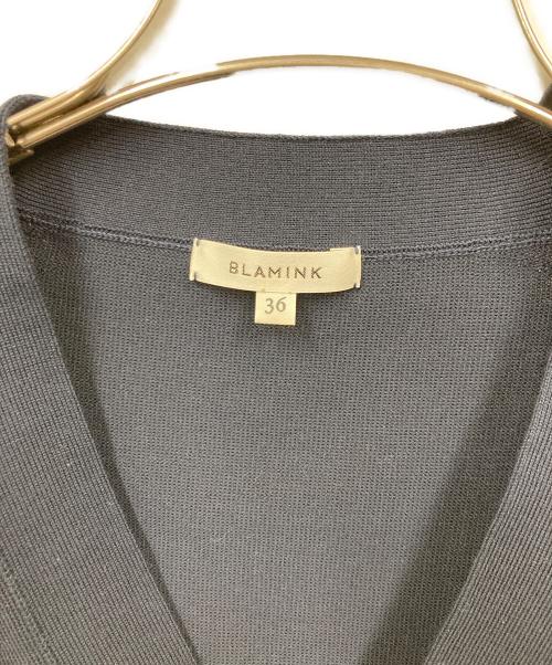 BLAMINK（ブラミンク）BLAMINK (ブラミンク) コットン14G Vネックカーディガン ネイビー サイズ:36の古着・服飾アイテム