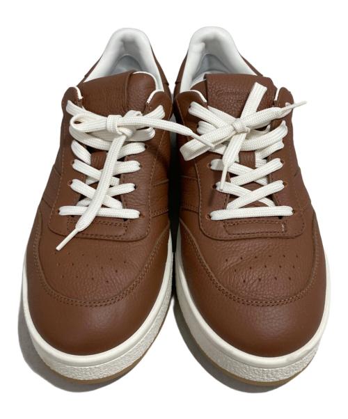 Gianvito Rossi（ジャンヴィト ロッシ）Gianvito Rossi (ジャンヴィト ロッシ) ローカットスニーカー ブラウン サイズ:37の古着・服飾アイテム