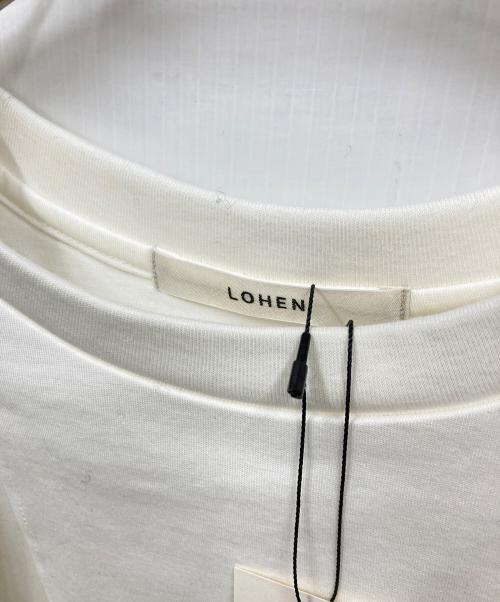 LOHEN（ローヘン）LOHEN (ローヘン) LAYERED SLIT-T-SHIRT ホワイト サイズ:F 未使用品の古着・服飾アイテム