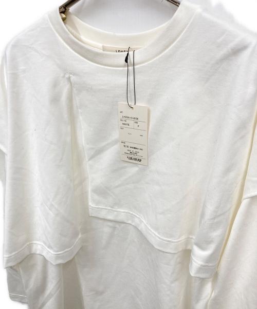 LOHEN（ローヘン）LOHEN (ローヘン) LAYERED SLIT-T-SHIRT ホワイト サイズ:F 未使用品の古着・服飾アイテム