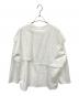 LOHEN (ローヘン) LAYERED SLIT-T-SHIRT ホワイト サイズ:F 未使用品：13000円