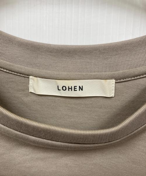 LOHEN（ローヘン）LOHEN (ローヘン) カットソー ベージュ サイズ:Fの古着・服飾アイテム