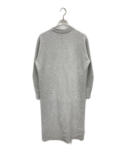 BLAMINK（ブラミンク）BLAMINK (ブラミンク) ウールカシミヤニットワンピース グレー サイズ:-38の古着・服飾アイテム