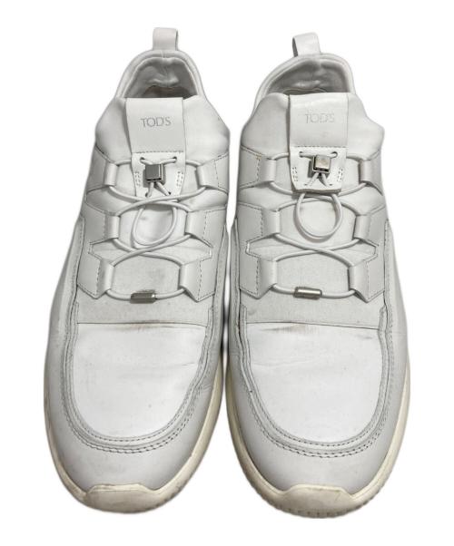 TOD'S（トッズ）TOD'S (トッズ) ローカットスニーカー ホワイト サイズ:9 1/2の古着・服飾アイテム