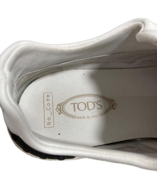 TOD'S（トッズ）TOD'S (トッズ) ローカットスニーカー ホワイト サイズ:9 1/2の古着・服飾アイテム