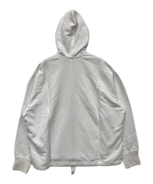 BLAMINK（ブラミンク）BLAMINK (ブラミンク) ジップパーカー ホワイトの古着・服飾アイテム