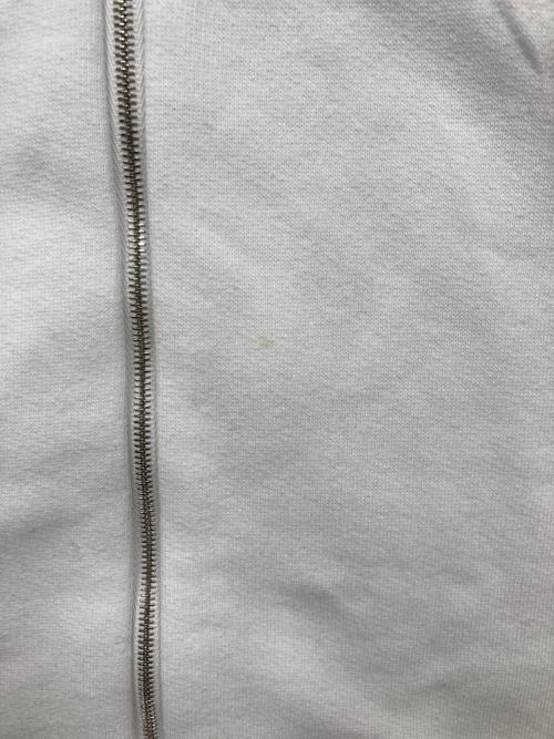 BLAMINK（ブラミンク）BLAMINK (ブラミンク) ジップパーカー ホワイトの古着・服飾アイテム