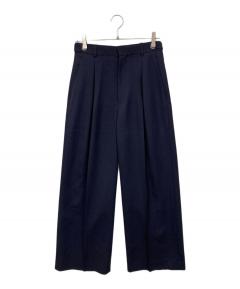 中古・古着通販】BLAMINK (ブラミンク) シルクリネンパンツ ネイビー