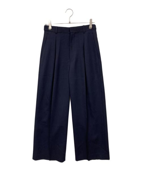 BLAMINK（ブラミンク）BLAMINK (ブラミンク) タックパンツ ネイビー サイズ:38の古着・服飾アイテム