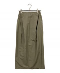 中古・古着通販】nagonstans (ナゴンスタンス) orb skirt 黄緑 サイズ