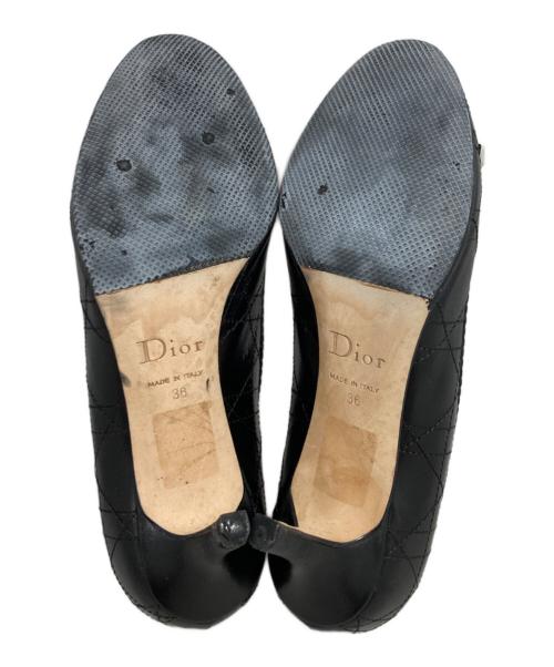 Christian Dior（クリスチャン ディオール）Christian Dior (クリスチャン ディオール) パンプス ブラック サイズ:36の古着・服飾アイテム