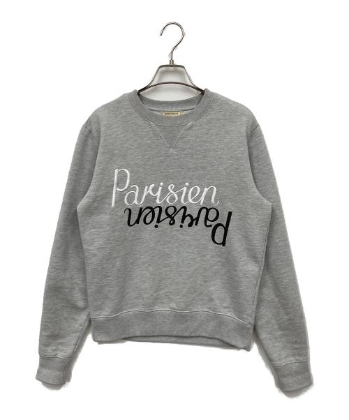 maison kitsune（メゾンキツネ）MAISON KITSUNE (メゾンキツネ) スウェット グレー サイズ:Mの古着・服飾アイテム