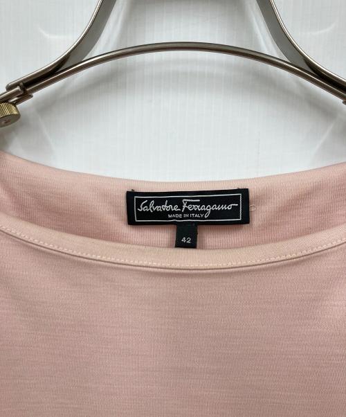 Salvatore Ferragamo（サルヴァトーレ フェラガモ）Salvatore Ferragamo (サルヴァトーレ フェラガモ) ワンピース ピンク サイズ:42の古着・服飾アイテム