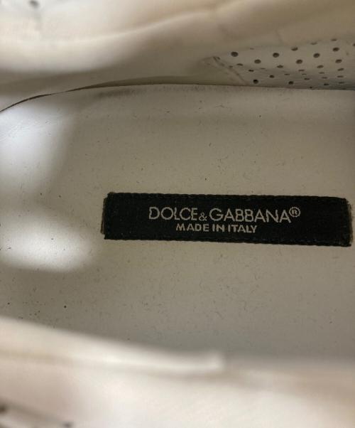 DOLCE & GABBANA（ドルチェ＆ガッバーナ）DOLCE & GABBANA (ドルチェ＆ガッバーナ) スニーカー ホワイト サイズ:38の古着・服飾アイテム