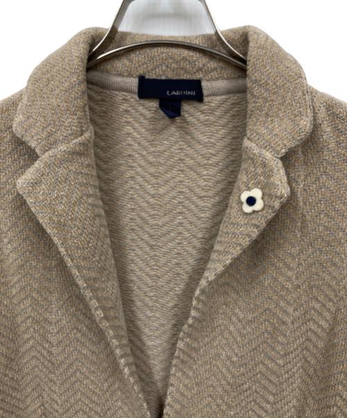 LARDINI（ラルディーニ）LARDINI (ラルディーニ) ニットジャケット ベージュ サイズ:Mの古着・服飾アイテム