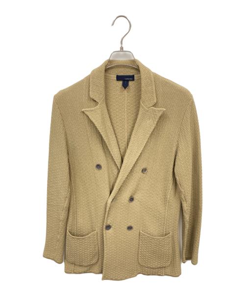 LARDINI（ラルディーニ）LARDINI (ラルディーニ) ダブルジャケット ベージュ サイズ:Sの古着・服飾アイテム