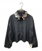 LOHENローヘン）の古着「ランダムミラー2WAYシャツ」｜ブラック
