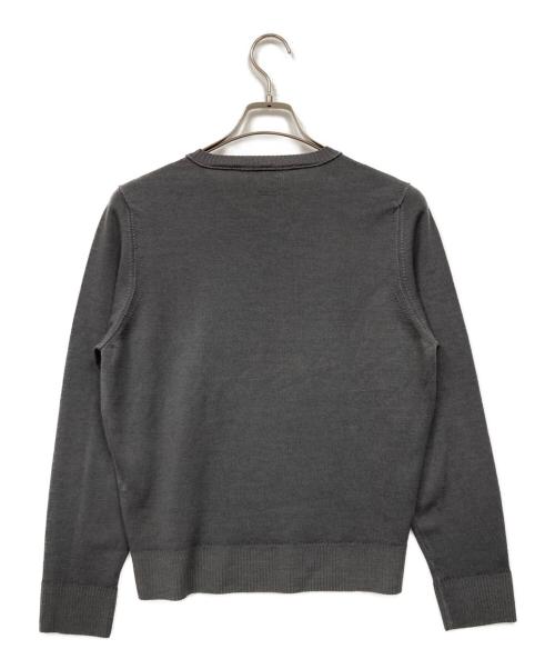 C.P COMPANY（シーピーカンパニー）C.P COMPANY (シーピーカンパニー) Vネックニット グレー サイズ:44の古着・服飾アイテム