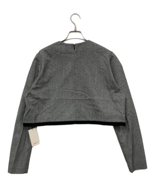 LOHEN（ローヘン）LOHEN (ローヘン) バイカラーカットオフプルオーバー グレー サイズ:F 未使用品の古着・服飾アイテム