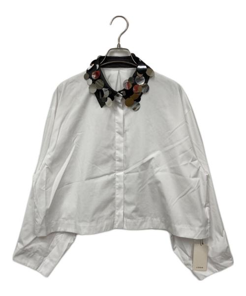 LOHEN（ローヘン）LOHEN (ローヘン) ランダムミラー2WAYシャツ ホワイト サイズ:F 未使用品の古着・服飾アイテム