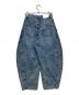 furfur (ファーファー) スタッズカーブデニムパンツ スカイブルー サイズ:SIZE F：8000円