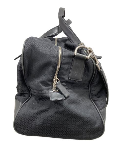 COACH（コーチ）COACH (コーチ) マイクロシグネチャー ボストンバッグ ブラックの古着・服飾アイテム