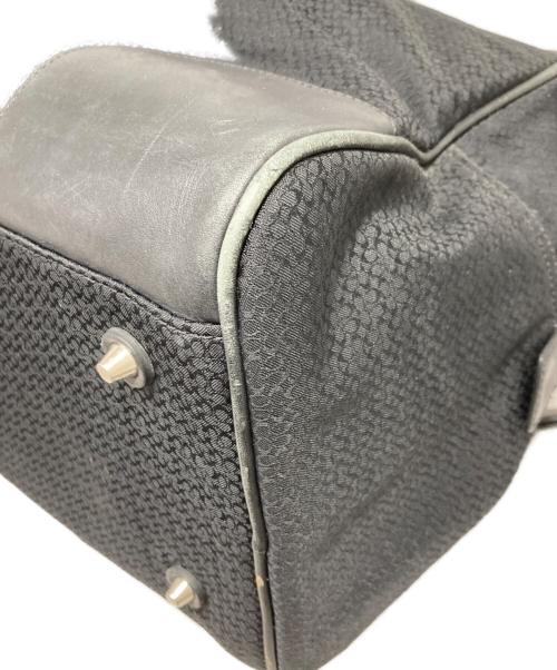 COACH（コーチ）COACH (コーチ) マイクロシグネチャー ボストンバッグ ブラックの古着・服飾アイテム