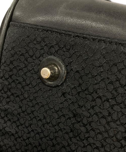 COACH（コーチ）COACH (コーチ) マイクロシグネチャー ボストンバッグ ブラックの古着・服飾アイテム