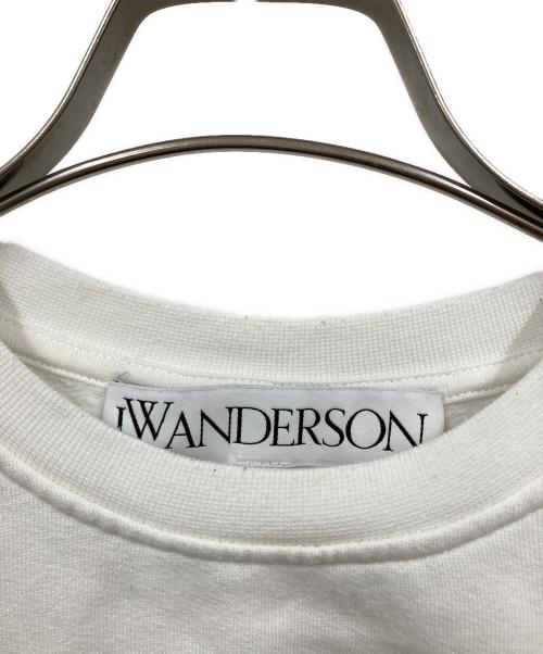 J.W.ANDERSON（ジェイダブリューアンダーソン）J.W.ANDERSON (ジェイダブリューアンダーソン) スウェット ホワイト サイズ:Mの古着・服飾アイテム
