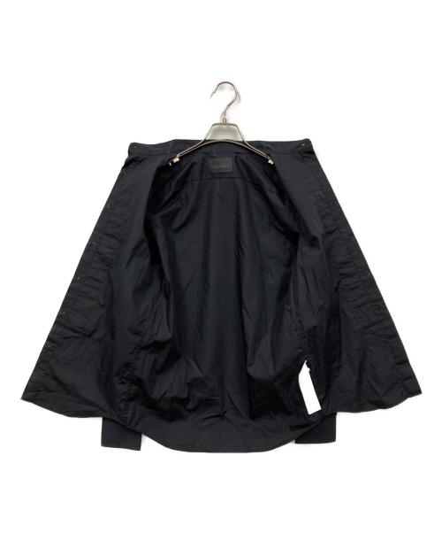 DIESEL Black Gold（ディーゼル ブラック ゴールド）DIESEL Black Gold (ディーゼル ブラック ゴールド) フリルシャツ ブラック サイズ:46の古着・服飾アイテム