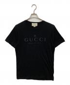 GUCCIグッチ）の古着「トーナルロゴ クルーネックTシャツ」｜ブラック